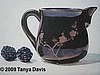 Lacquer Creamer with Blackberries