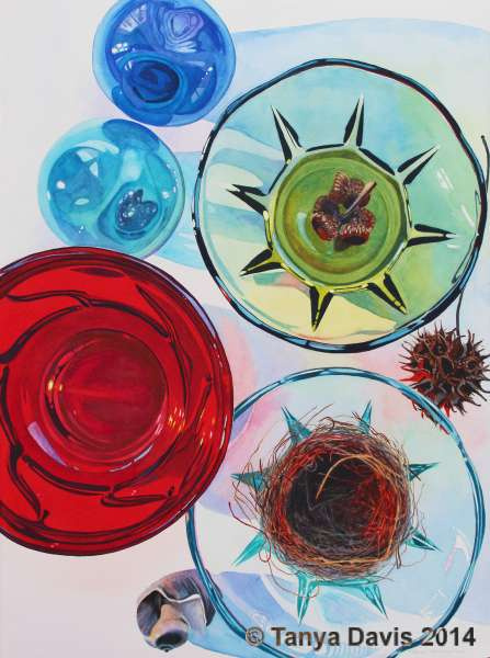 Glass Bowls with Nest