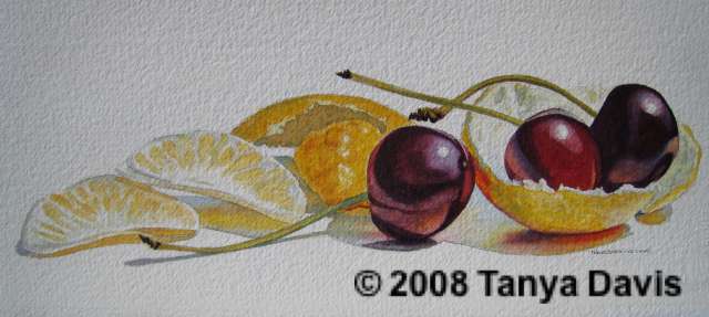 Cherries with Tangerine