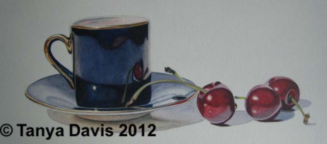 Demitasse with Cherries